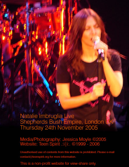 Natalie Imbruglia @ Sheperds Bush Empire